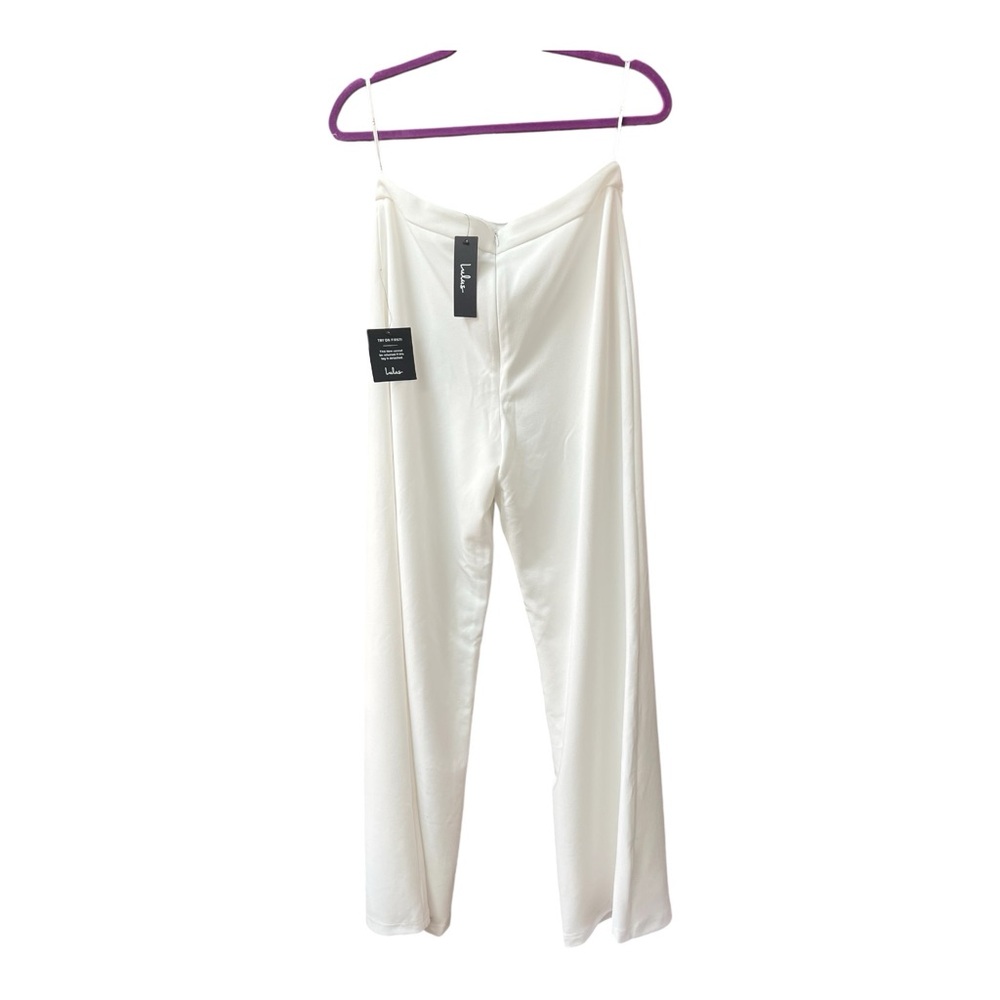 Lulu's Enticing Endeavors White Two-Piece Jumpsuit Medium - Picture 10 of 15